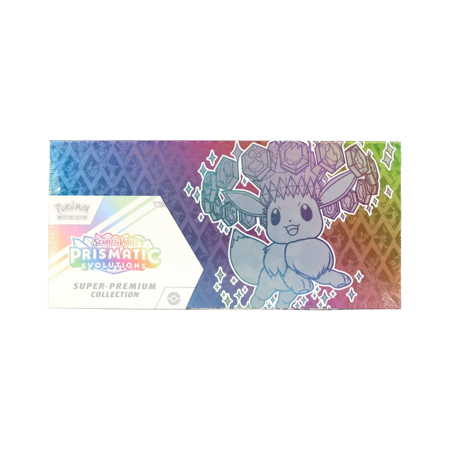 Prismatic Super Premium Collection Box: Includes 15 Pokémon Prismatic Booster Packs + 1 Eevee SIR Promo Card