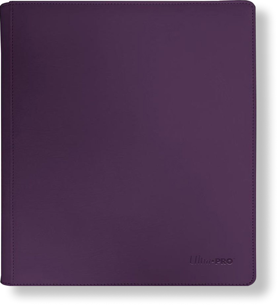 Ultra Pro 12 Pocket Zippered Binder - Midnight Plum