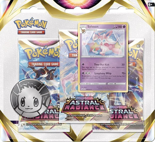 Pokémon Astral Radiance 3-Pack Blister Sylveon Promo