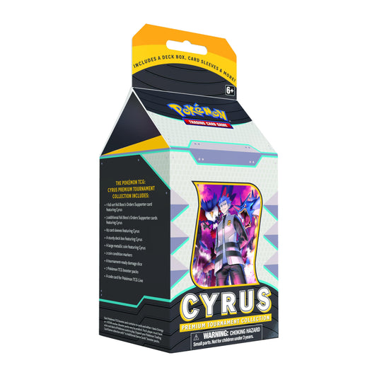 Pokémon Cyrus Premium Tournament Collection Box: Contains 7 SWSH Era Booster Packs