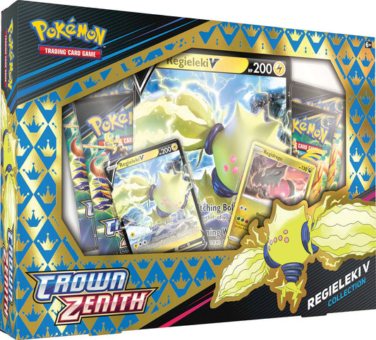 Pokémon Crown Zenith Regieleki V Collection Box