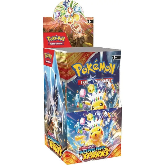 Pokémon Surging Sparks Half Booster Box (18 packs. UK Exclusive Box)