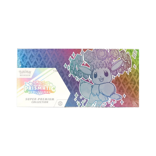 Prismatic Super Premium Collection Box: Includes 15 Pokémon Prismatic Booster Packs + 1 Eevee SIR Promo Card