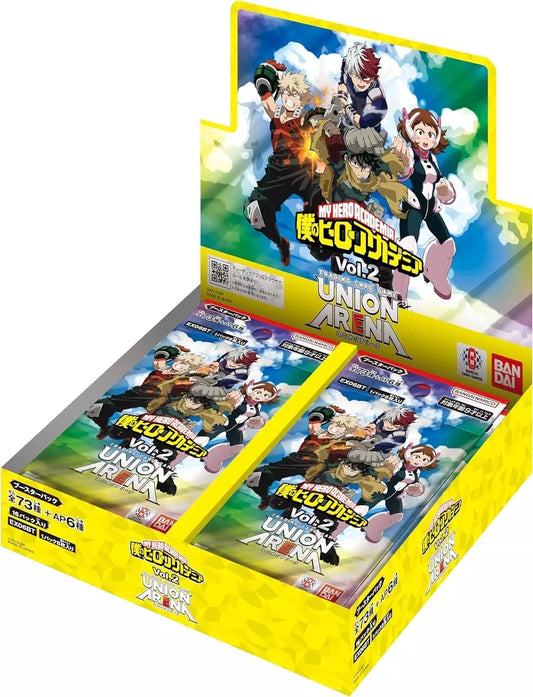 Bandai UNION ARENA: My Hero Academia Vol.2 Booster Box